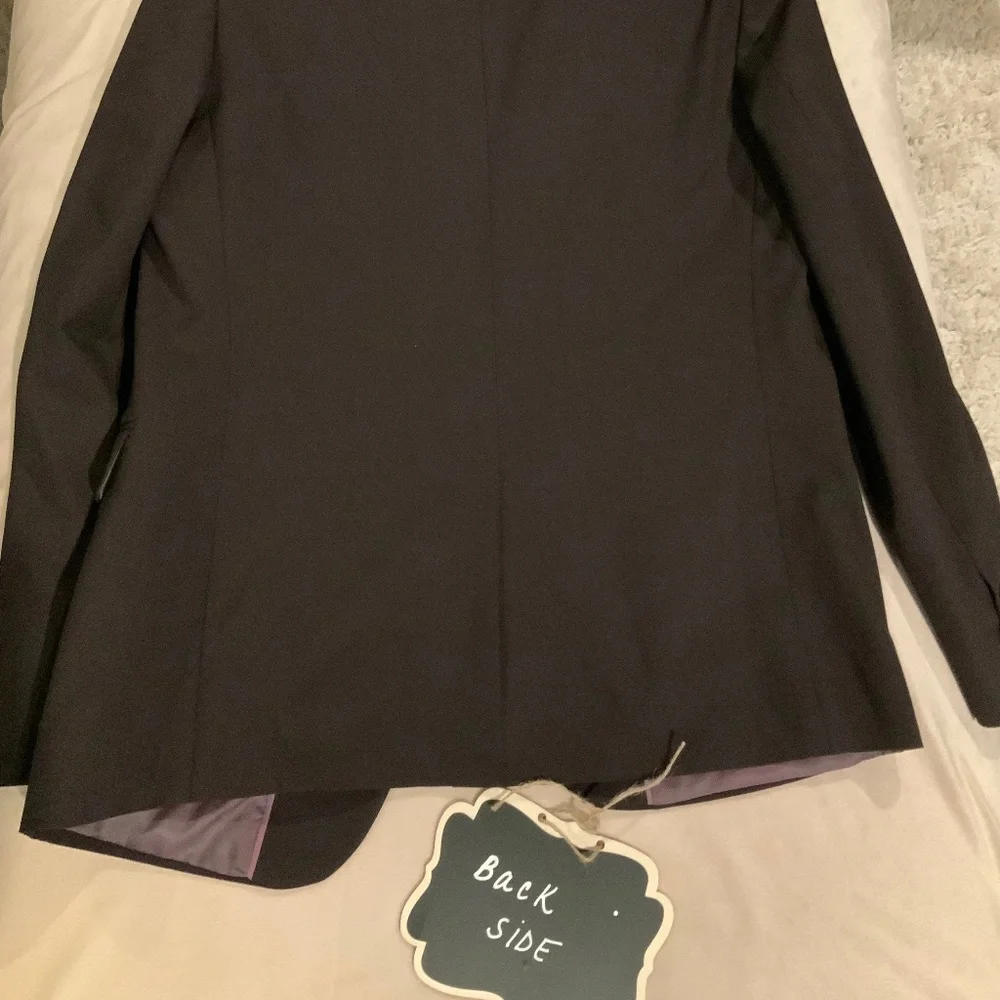 INC Men’s Suit  Jacket and Pants: Jacket Sz M, Pants W 32, L 32 Deep Purple